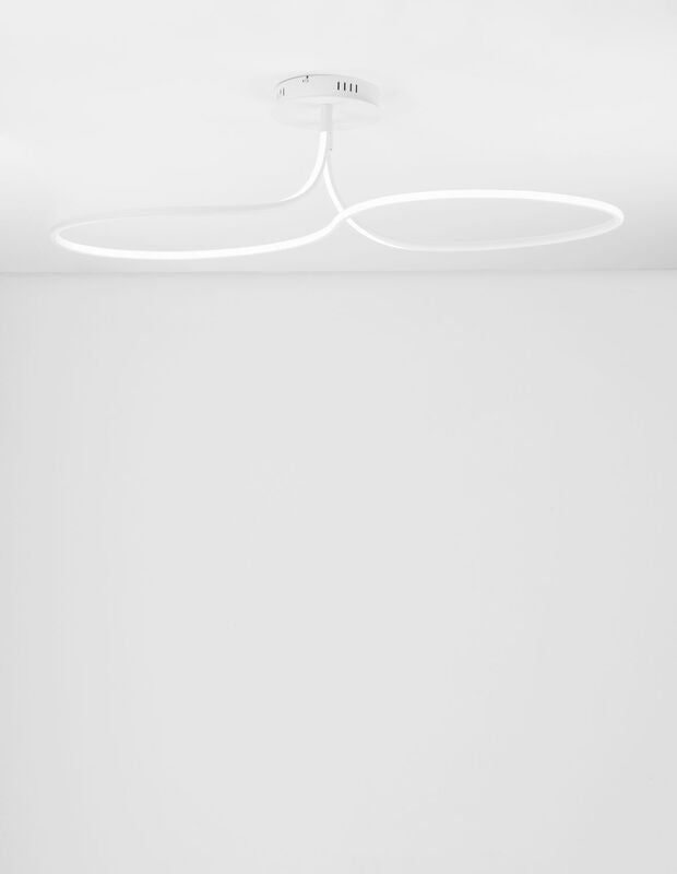 Nova Luce Deckenleuchte Deckenlampe FUNGO LED Lampe Weiß Warmweiß Dimmbar 47 W - 5212017419897