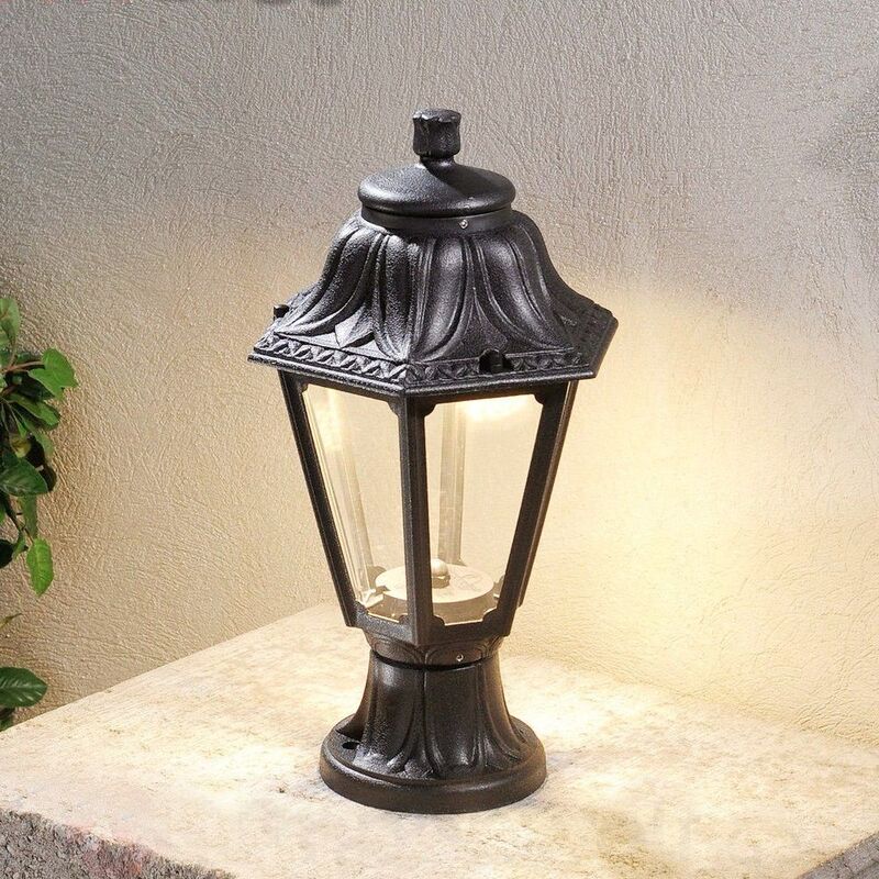 Fumagalli Gartenleuchte Mikrolot/Anna E22.110.000.AXE27 LED Außenlampe schwarz - 8031874073052