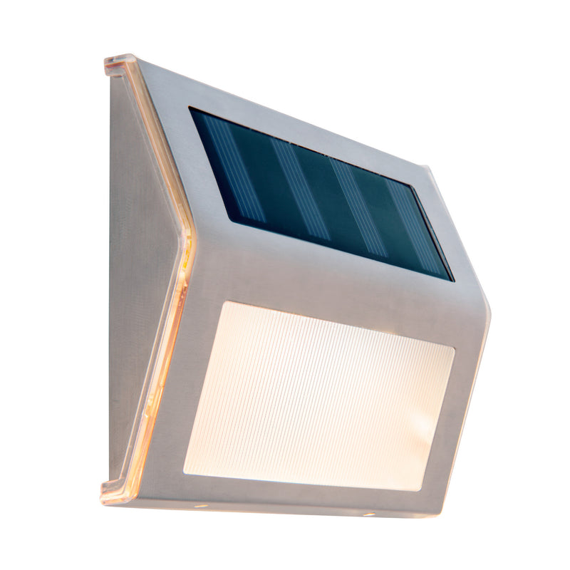 Näve Außenwandleuchte 4er-Set Gartenleuchte LED Wandleuchte Edelstahl IP44 - 4003222884676