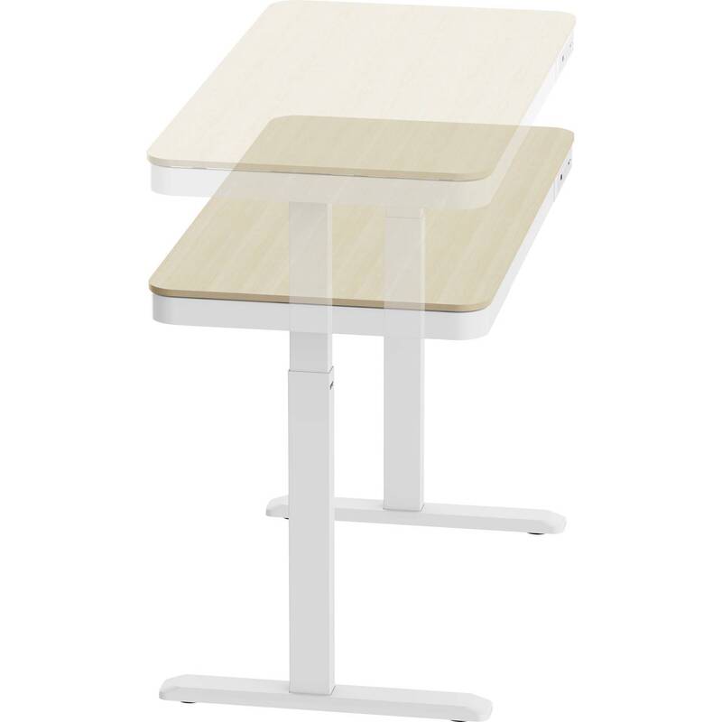 SpeaKa Professional Sitz/Steh-Schreibtisch elektrisch höhenverstellbar Bürotisch - 4064161314150