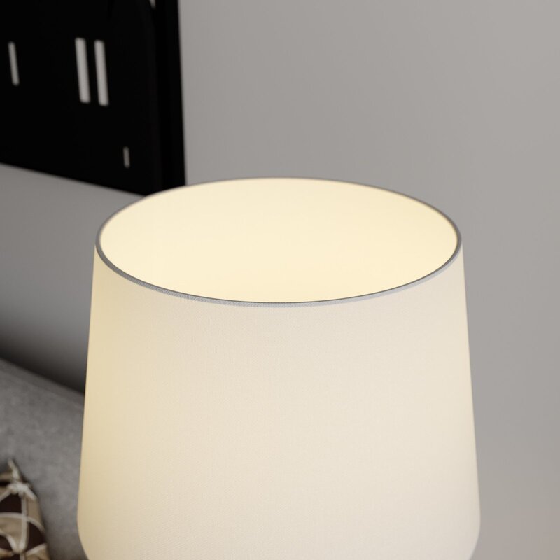 Lindby Benjiro Stoff-Stehlampe LED-Leselicht Wohnzimmerleuchte Standleuchte 175 - 4251096546767