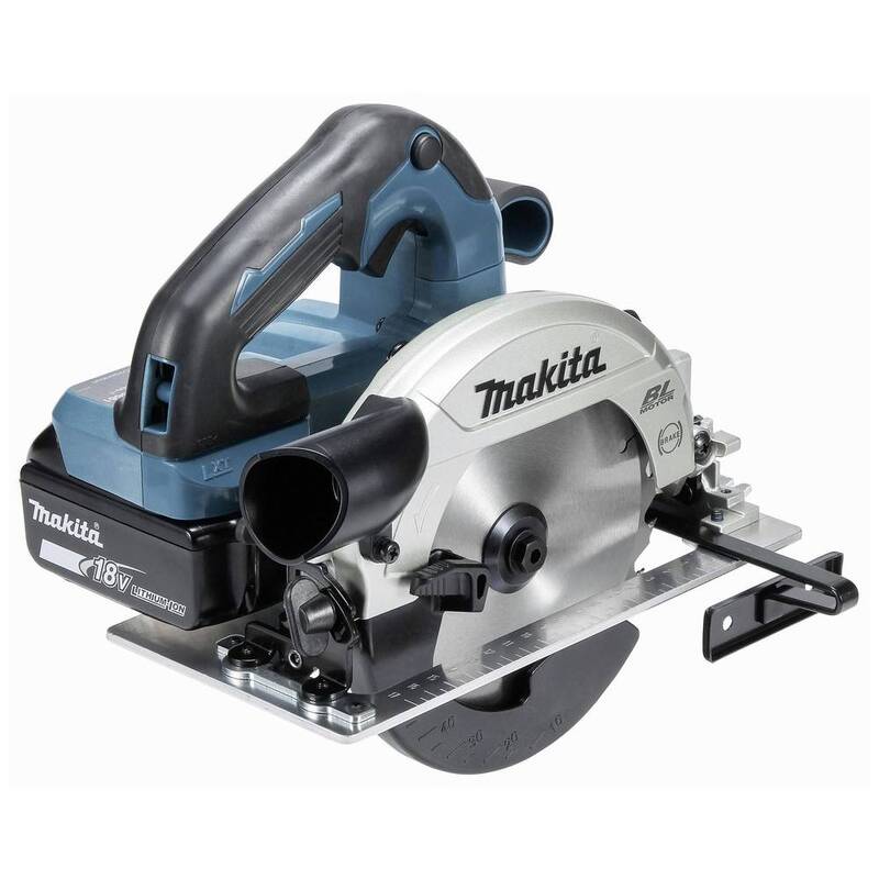 Makita Akku-Handkreissäge DHS661RTJU 57mm Schnitttiefe 2 Akkus Ladegerät - 0088381863117