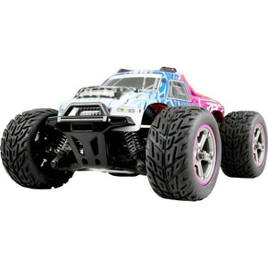 C-Ware Amewi RC Einsteiger Modellauto MAX20 Monstertruck 1:20 Allradantrieb blau-pink