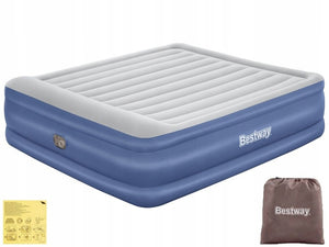 B-Ware Materac Dmuchany Dwuosobowy Łóżko Z Pompką 230V Bestway 67692 Model 2024