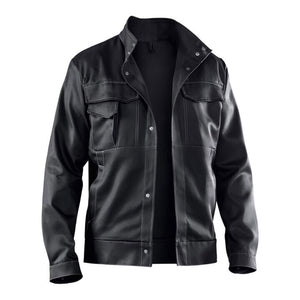 B-Ware Kübler Jacke Arbeitsjacke ORGANiQ 1248 schwarz Baumwolle Brusttasche Größe 50