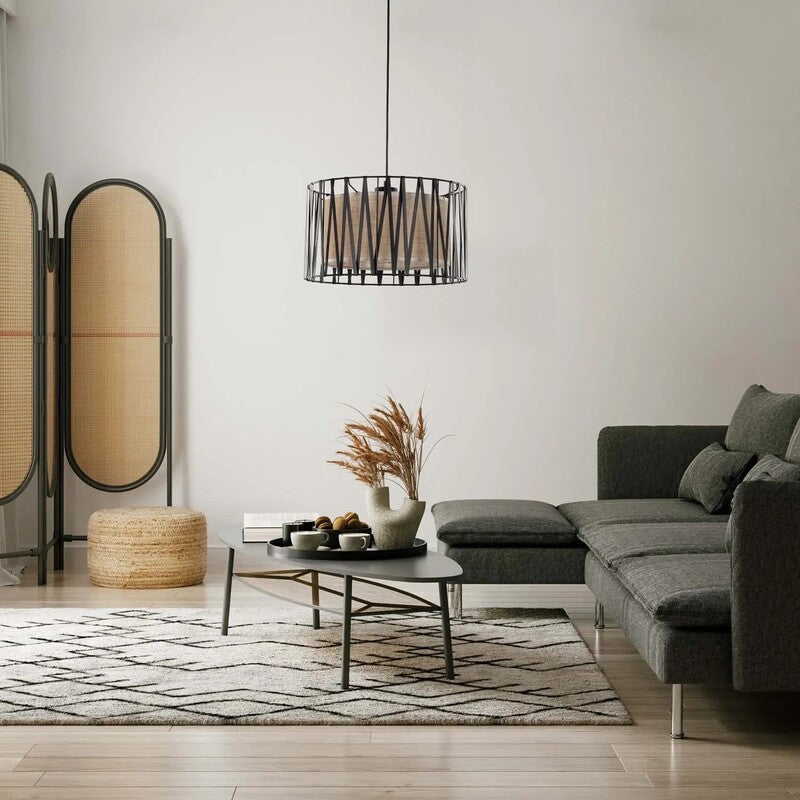 TK Lighting Pendelleuchte Hängeleuchte HARMONY NATURE Beleuchtung Lampe E27 LED - 5901780545628