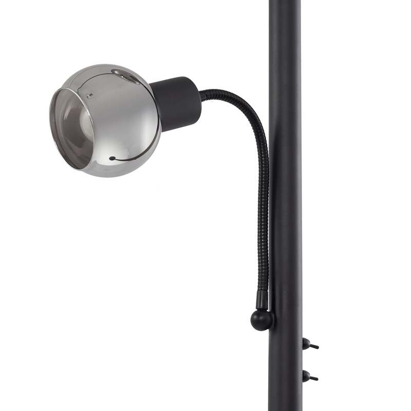 Lindby Stehleuchte Nehemia Lampe Leselampe Designer Leuchte schwarz 185cm - 4251911793345