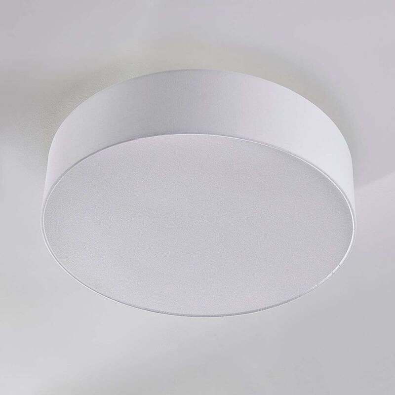 Lindby Deckenlampe Sebatin Hängelampe Lampe Leuchte mit E27-LED Ø 50 cm weiß - 4251096503074