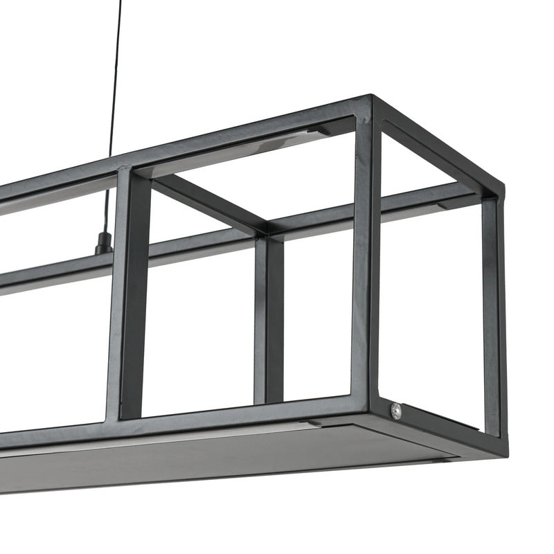 Lucande Pendelleuchte Hängeleuchte LED Lampe Estante schwarz dimmbar Eisen - 4255830901089