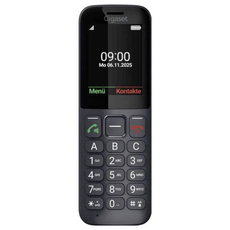 Gigaset Handy COMFORT 600 SIM LTE Mobiltelefon Schwarz Grau 128GB Bluetooth 4G - 4255781906416