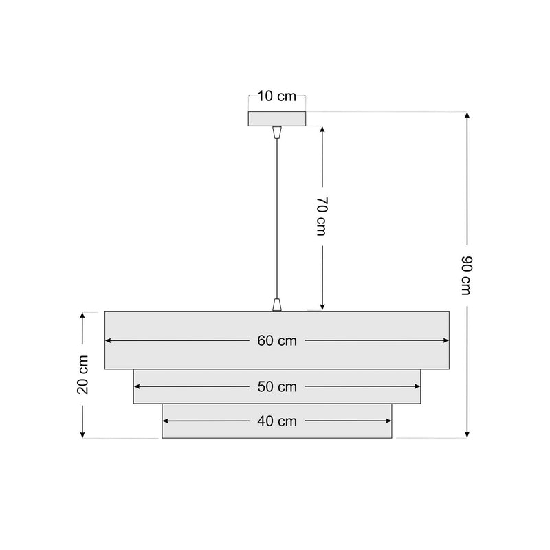 Maco Design Hängeleuchte Triniti LED Pendelleuchte dimmbar grün beige Ø60cm - 5906742030235
