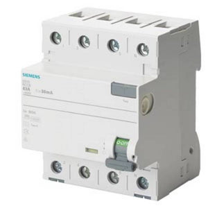 B-Ware Siemens Fi Schutzschalter Fehlerstromschutzschalter Sentron 5 Sv3 25 A 30m A 4 Pol