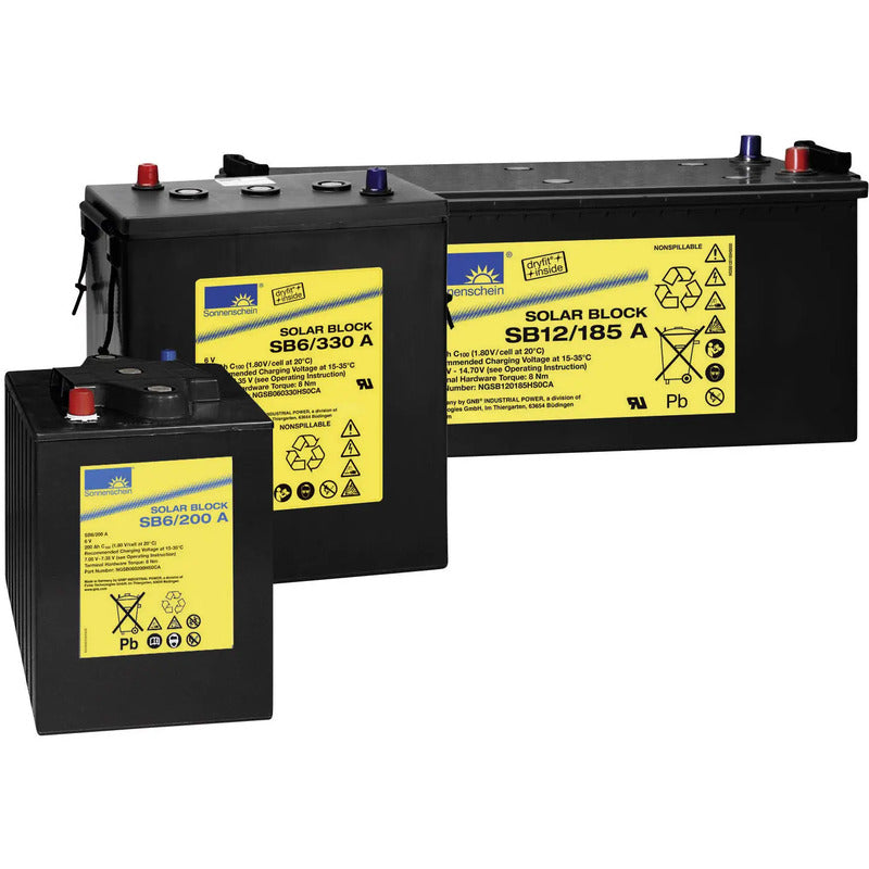 GNB Sonnenschein Solarakku Bleigel-Akku dryfit SB12/60 A Batterie Bleigel 12 V - 2050001755452