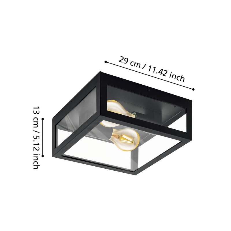 EGLO Bad-Deckenlampe Amezola Deckenleuchte Licht E27 SIEHE TEXT/FOTO - 9002759991227