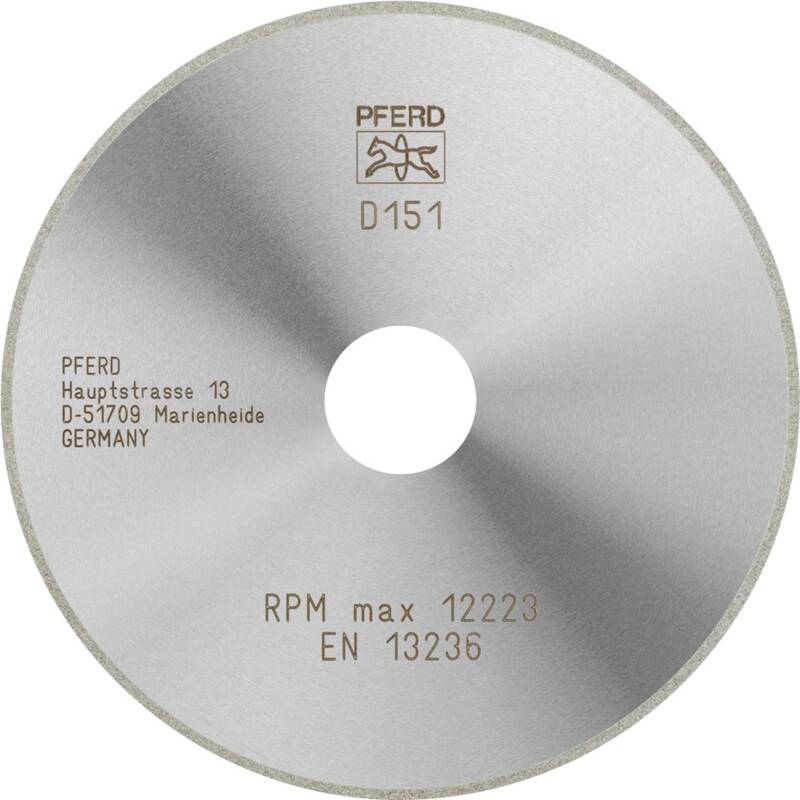 PFERD Diamanttrennscheibe Schneidscheibe Duroplast Glas 125mm 20mm 68412115 D151 - 4007220355237