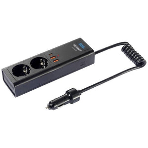 B-Ware Voltcraft Wechselrichter VC-CAR200 200W 12V DC 230V AC USB Zigarettenanzünder