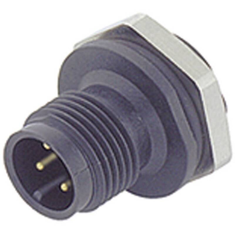 binder Sensorsteckverbinder Einbaustecker M12 Polzahl 4 Stecker 15 STÜCK - 2050000993190