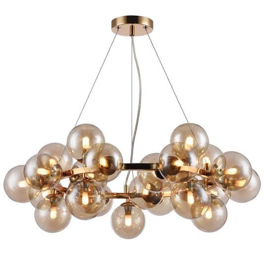 Maytoni Dallas Pendelleuchte Hängelampe Deckenlampe Lampe Leuchte Licht G9 gold - 4251110077079