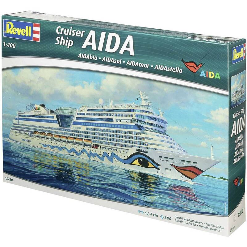 Revell 05230 Aida Schiffsmodell Modellschiff Schiff Bausatz 1:400 Displaystän403 - 4009803052304