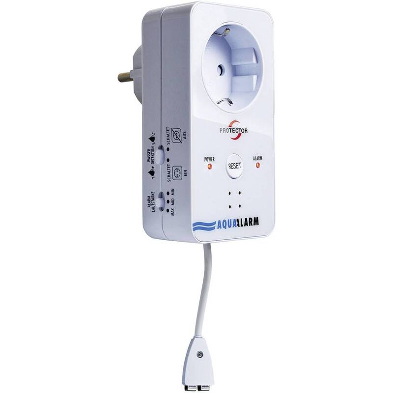 Protector Wassermelder AquaAlarm WA-5 mit externem Sensor 230V 85dB - 4260070560064
