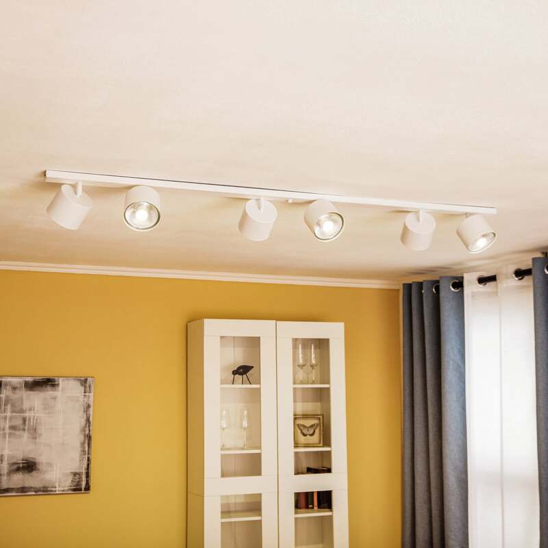 Aldex Deckenstrahler 1046PL_K LED Strahler dimmbar 6-flammig weiß 160x11,5cm - 5904798654702