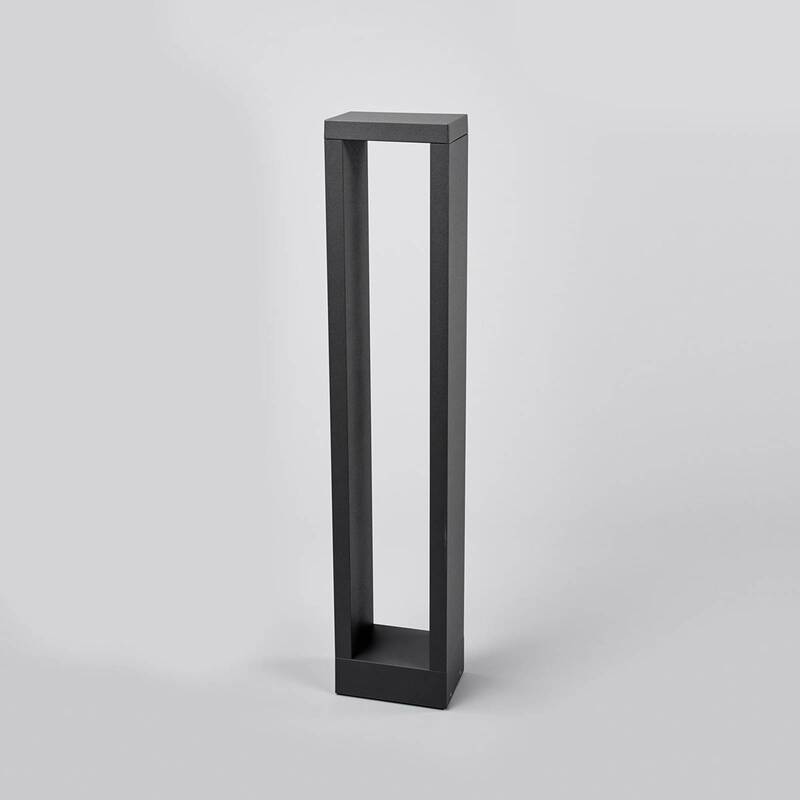 Lucande Wegeleuchte Gartenlampe Jupp LED Pollerleuchte anthrazit 60cm IP54 - 4251096538731