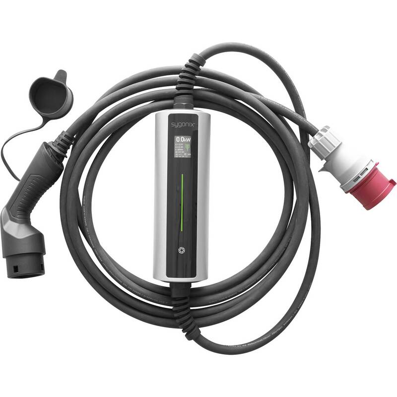 Sygonix Mobile Ladestation Typ 2 Mode 2 32A 22kW Elektrofahrzeug Ladegerät - 4064161397917