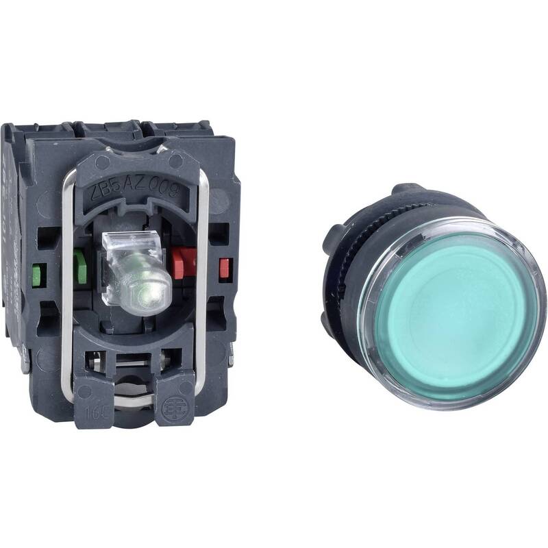 Schneider Electric Leuchtdrucktaster Druckschalter XB5AW33B5 LED 600V 6A tastend - 3389110904062