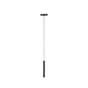 B-Ware Lindby Pendelleuchte Hängelampe LED Lumaro schwarz Schienensystem dimmbar