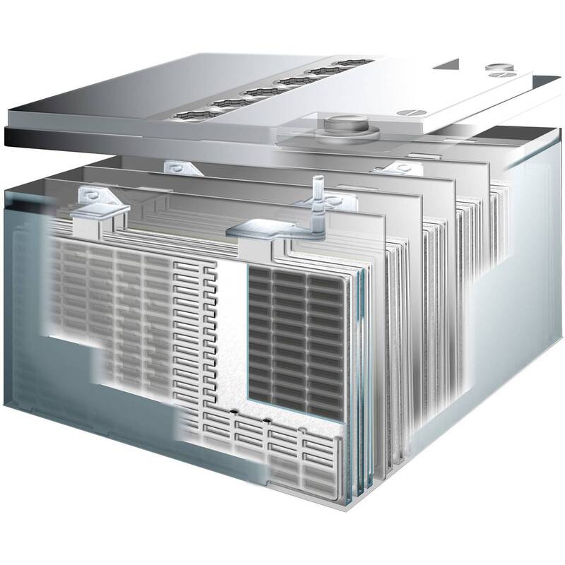 GNB Marathon Blei Vlies Akku XL12V50 Bleiakku Wartungsfrei 220x219x172 mm M6 12V - 2050001755018