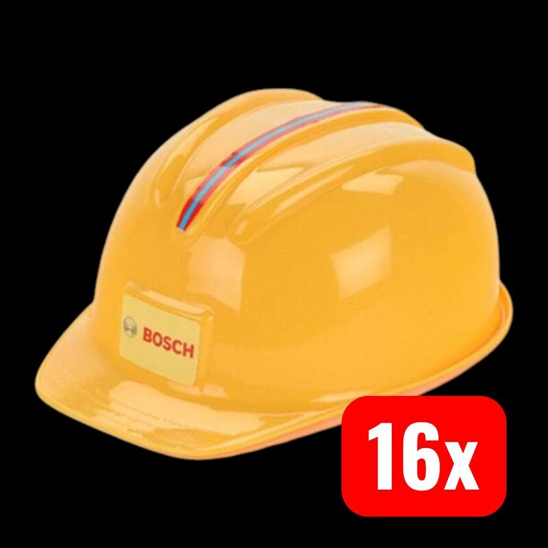 Theo Klein Bosch Handwerkerhelm verstellbar Sicherheitsschutzhelm Spielzeug - 4009847081278