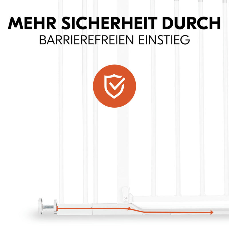 Hauck Türschutzgitter Schutzgitter Clear Step Autoclose 2 Set Verlängerung Weiß - 4007923597491