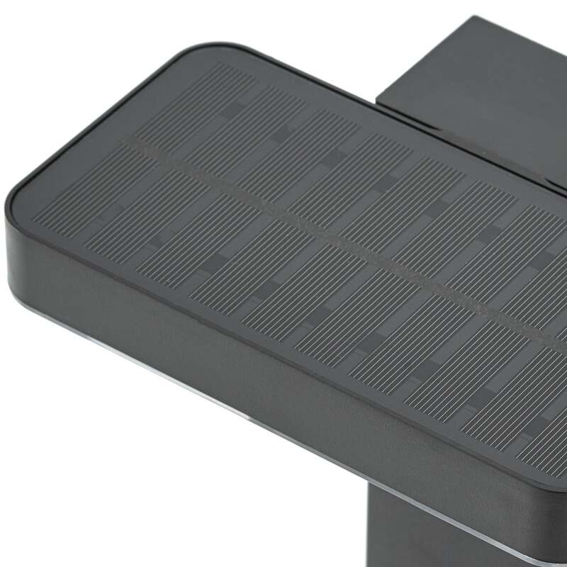 Prios Wegeleuchte Gartenlampe LED Solarleuchte Sensor Tarlson schwarz 78,5 cm - 4255830907395