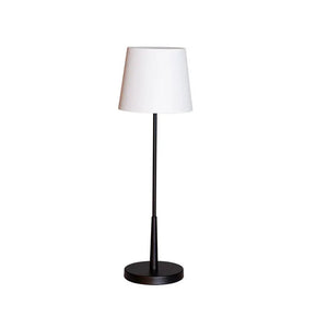 B-Ware By Rydéns Tischlampe Lampe Lumi 69cm Dekoleuchte LED schwarz weiß Textil