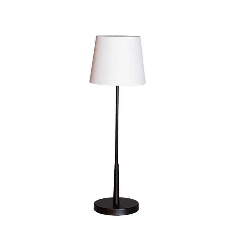 By Rydéns Tischlampe Lampe Lumi 69cm Dekoleuchte LED schwarz weiß Textil - 7391741012470