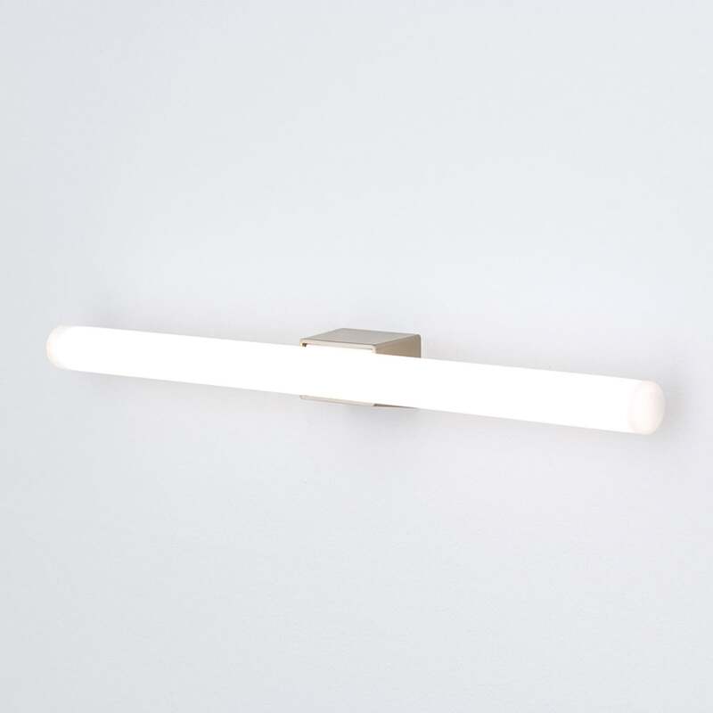 Visagist Spiegelleuchte Wandleuchte LED Lampe Halterung nickel matt Metall 50 cm - 9003090269747