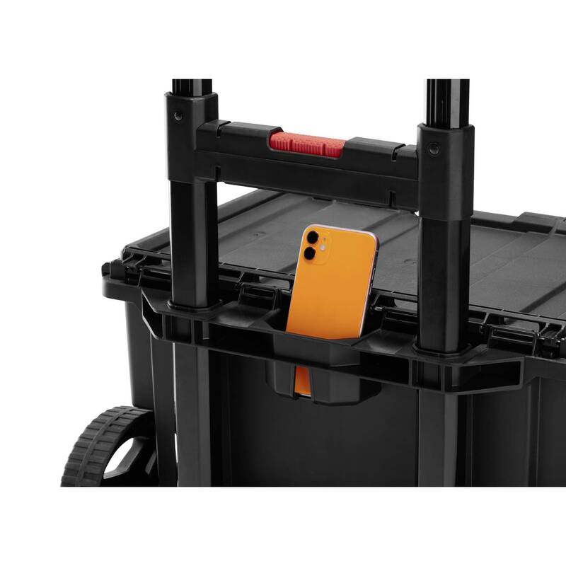 STACK N ROLL Werkzeugkasten unbestückt schwarz 150 l 35 kg Keter - 7290112634856