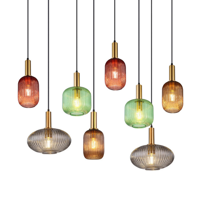 Globo Lighting Normy Hängeleuchte Pendelleuchte messingfarben SIEHE TEXT/FOTO228 - 9007371443697
