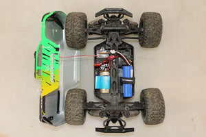 D-Ware Absima MINI AMT Gelb, Grün Brushed 1:16 RC Modellauto Elektro Monstertruck RtR 2