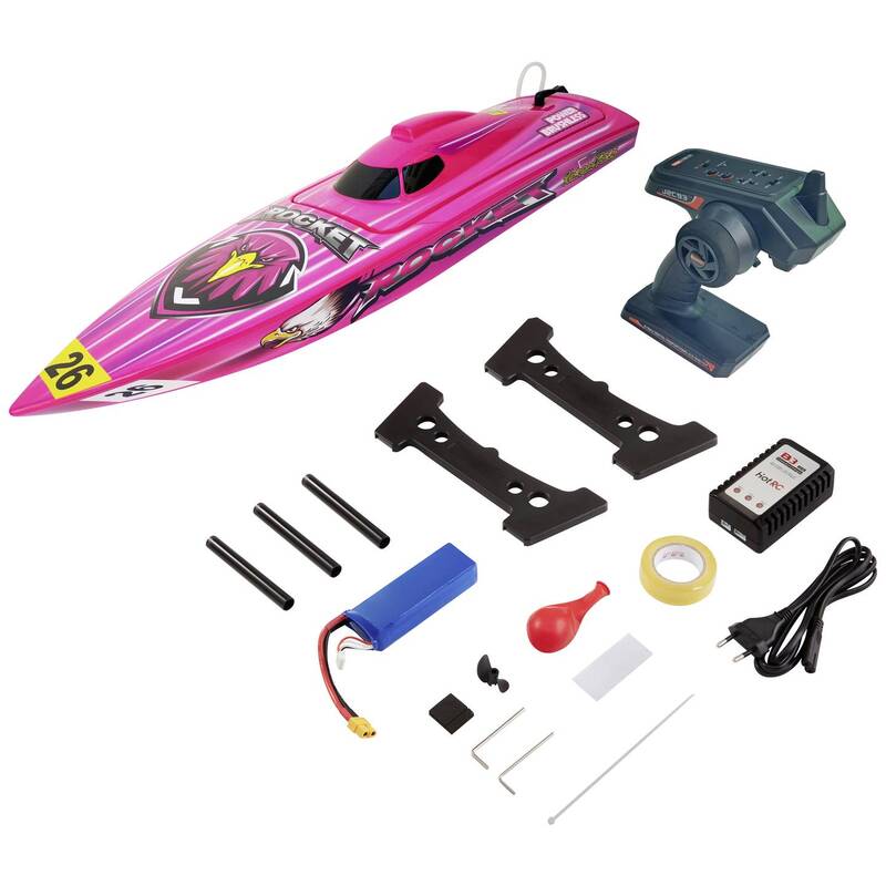 Joysway RC Motorboot Rocket V2 RtR 620mm Elektroboot Funkboot 55km/h 2.4GHz - 4064161225029