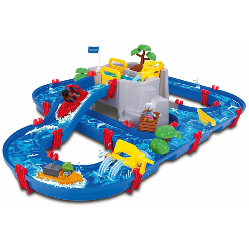 AquaPlay Wasserbahn Set Bergsee 42-teilig 126 x 88 cm Abenteuer Set ab 3 Jah852 - 7313400015424