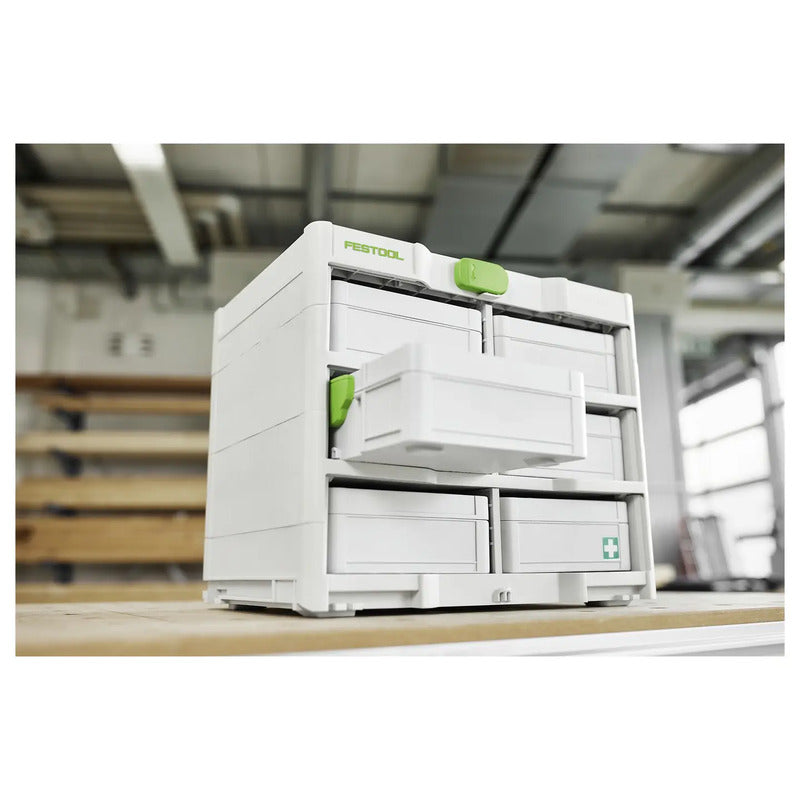 Festool Transportkiste SYS3 S 76 TRA UNI 577819 Aufbewahrung Kiste transparent - 4014549425688