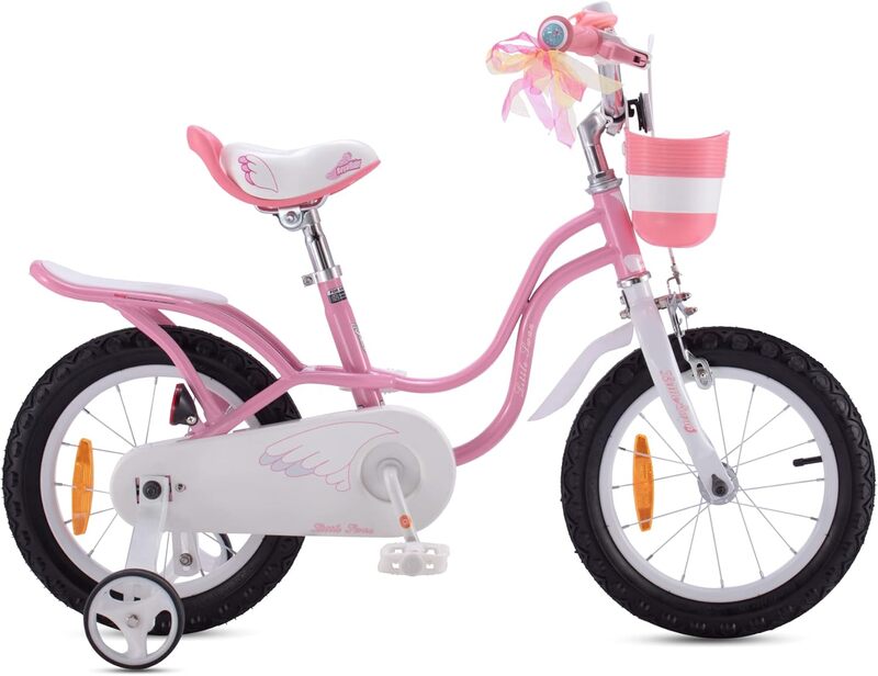 RoyalBaby Kinderfahrrad Kinderrad Fahrrad Rosa Stützräder Mädchen 14 Zoll Korb - 6970962669338