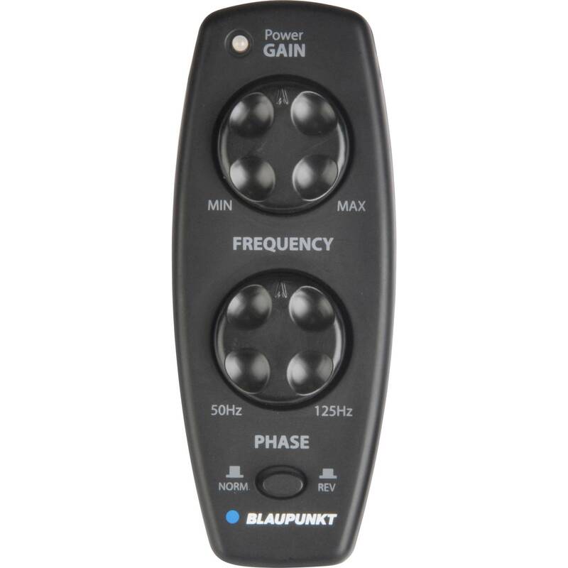 Blaupunkt Auto-Subwoofer aktiv GTw 190 A 150W 2 Ohm 280mm kraftvoller Bass 95dB - 4260499852566