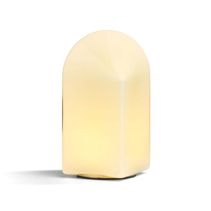 HAY Tischleuchte Lampe LED Parade shell white Glas Warmweiss Dimmer Kabel - 5710441300465