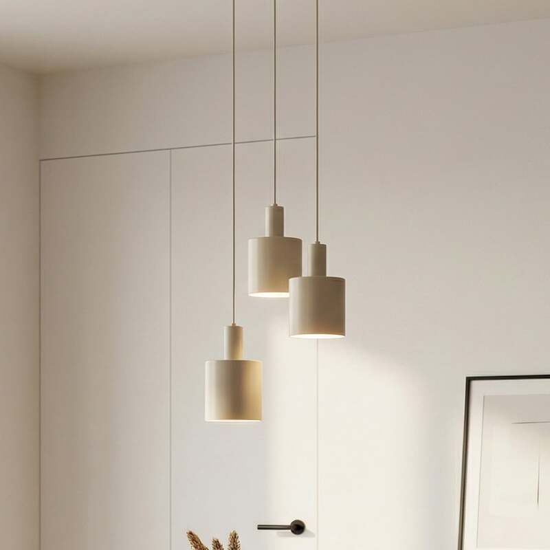 Lindby Hängelampe Hängeleuchte Ovelia LED Pendelleuchte dimmbar beige 3-flammig - 4251911775273