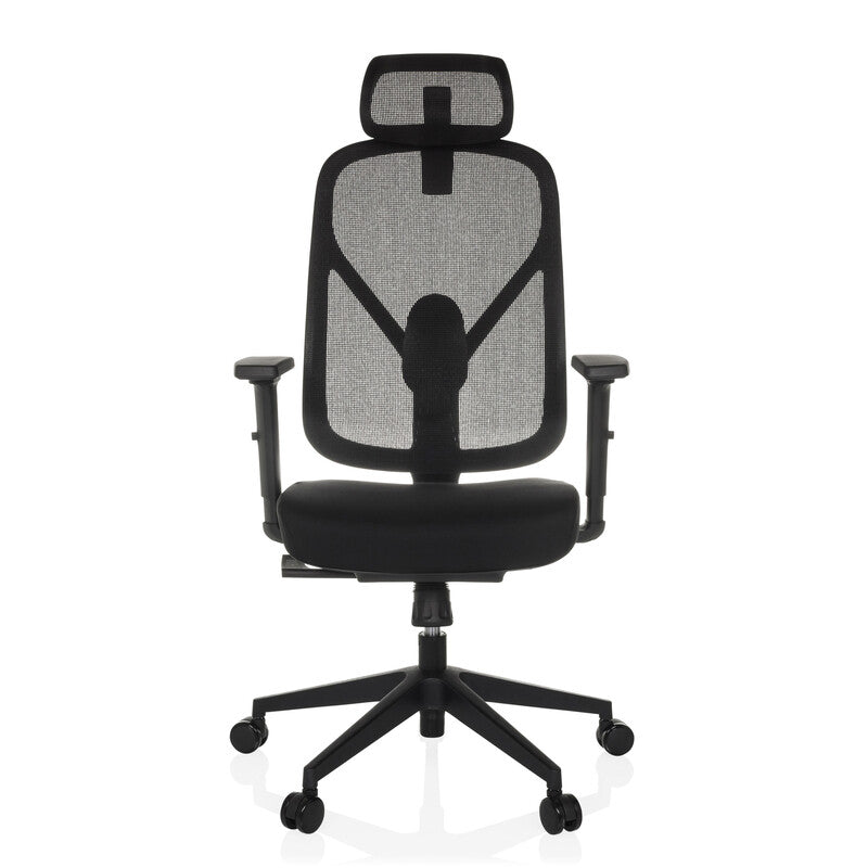 Bürostuhl Drehstuhl RALOO ECO Sitz Stoff Rücken Netz schwarz hjh OFFICE Stuhl - 4064323039068