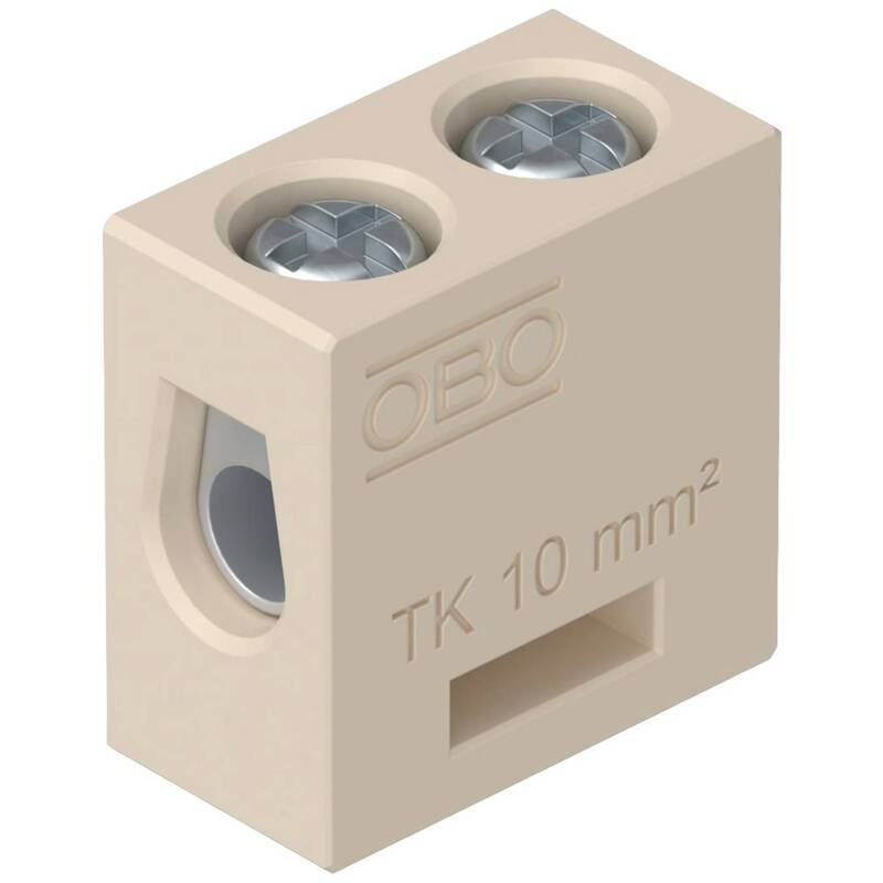 OBO Bettermann Keramikklemme 7205704 flexibel starr 10mm² 5 Stück 250V 57A - 4012196396641