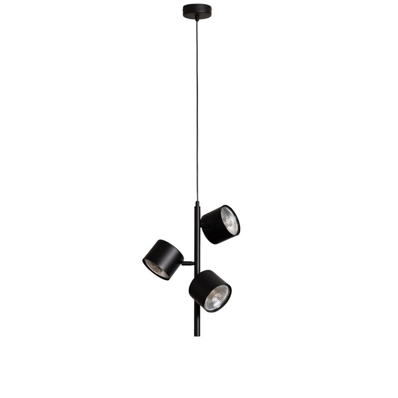 ALDEX 1047E Pendelleuchte Hängelampe Leuchte schwarz 3-flammig Metall dimmbar - 5904798651565