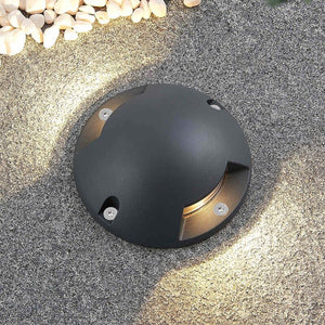 B-Ware Lindby Bodenstrahler Wegeleuchte LED Strahler dunkelgrau Aluminium Kunststoff